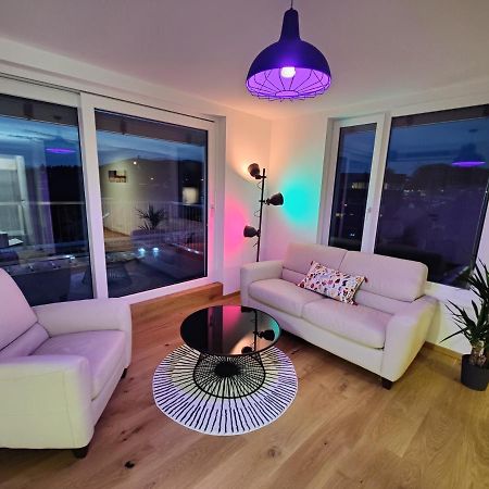 Penthouse Flat Carolina In Salzburg Stadt Dış mekan fotoğraf